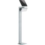 Lampadaire d'ext�rieur solaire avec d�tecteur de mouvements steinel xsolar gl - s 1. 2 w argent a218111 ...