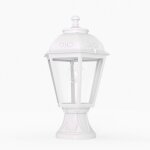 Lampadaire fumagalli mikrolot / saba' - e27 - ip55 - blanc
