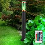 Lampadaire jardin ext�rieur lampe d'ext�rieur lampadaire lampadaire en inox ext�rieur, t�l�commande dimmable ...
