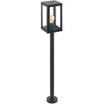 Lampadaire lanterne ext�rieur alamonte 1 h101, 5 cm ip44 - noir - noir