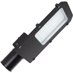 Lampadaire led 60w harlem chip osram 135 lm / w noir 6000k blanc froid