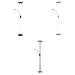 Lampadaire led dimmable avec liseuse - lucide - champion