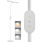 Zmh lampadaire led dimmable salon liseuse - lampadaire moderne 9w lampe de bureau  commande tactile ...