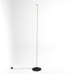 Lampadaire led moderne gea luce ebony pt febpin, intensit� variable, silicone aluminium