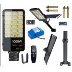 Lampadaire led solaire 1000w industriel 70 ah