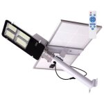 Lampadaire led solaire - t�l�commande - dimmable - panneau: 6v 300w batterie: 3, 2v 30000mah [ho - far ...