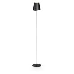 Lampadaire m�tal, 500 lumens, cct & dimmable, rechargeable, 130cm, noir - lam130nd - xanlite