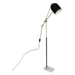 Lampadaire articul suite noir et dor atmosphera