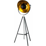 Lampadaire, noir, lampe de salon, moderne, lampe trpied, dor, lampadaire rtro  4 pieds, rglable ...