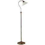 Lampadaire orientable, laiton antique plaqu� avec scavoglas antique brass
