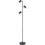 Lampadaire - robby - noir - m�tal - gu10 - 57910sb - globo