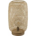 Lampadaire en rotin lampadaire en bambou lampe naturelle, changement de couleur variable, 1x 10w 1x 806lm ...