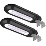 Lampadaire solaire 18 led, lampe solaire ext�rieure 180� grand angle reglable avec d�tecteur de mouvement ...