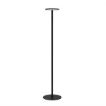 Lampadaire solaire vivia noir acier 23x23xh145cm