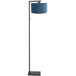 Lampadaire - stang - noir - m�tal velours tissu - - steinhauer