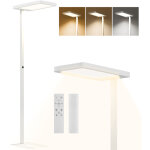 Lampadaire sur pied salon led dimmable spectre complet pour le soin des yeux t�l�commande 60 x 32 x 196 ...