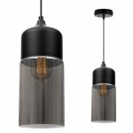 Lampadaire suspendu, plafonnier en verre, abat - jour led
