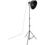 Atmosphera - lampadaire tr�pied basalt m�tal noir h175cm cr�ateur d'int�rieur