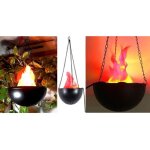 Lampe  effet de feu fausse flamme schnographie lampes  suspension