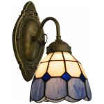 Lampe applique murale abat - jour en verre style lamp r�tro mur de feu luminaire d�corative - argent