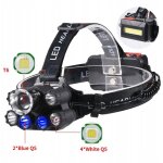 Lampe avant tr�s puissante 8 led arri�re usb zoom
