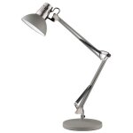 Lampe de bureau grise - fischer honsel - pit