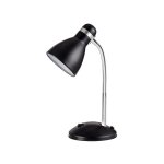 Lampe de bureau lazulite 1xe27 noir / chrome 38x23x14, 5 cm Lampe de bureau lazulite 1xe27 noir / chrome 38x23x14, 5 cm