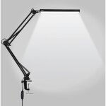 Tolletour - lampe de bureau led 10w lampe bureau architecte 3 temprature de couleur 10 luminosit