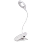 Lampe de bureau led, lampe de lecture 1200mah rechargeable 16 leds 3 luminosit� lampe pince pour lit ...