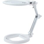 Lampe de bureau loupe 2x avec lumi�re led, optique mains libres illumin�e en verre pour r�paration de ...