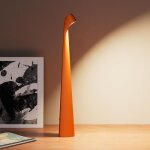 Lampe de bureau sans fil, lampe de table portable, lampe tactile rechargeable, lampe led � piles avec ...