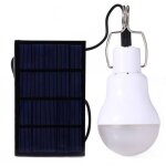 Lampe camping solaire portable, ampoule solaire led lampe urgence solaire lumire jardin lanterne clairage ...