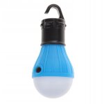 Lampe de camping touristique � led pour tente bivouac avec crochet jeu de piles