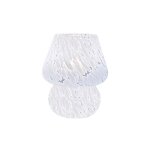 Lampe champignon, petite lampe de chevet - lampe de bureau en verre semi transparent, lampe esth�tique ...