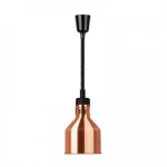 Lampe chauffante r�tractable acier finition cuivre 250 w, 220 v - mono