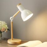 Einemgeld - lampe de chevet flexible, e27 lampe de lecture blanche, lampe de bureau led avec interrupteur, ...