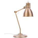 Beliani - lampe de chevet à poser réglable en acier bronze e14 max 25w design tendance pour Éclairage ... Beliani - lampe de chevet à poser réglable en acier bronze e14 max 25w design tendance pour Éclairage ...