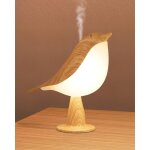 Lampe de chevet tactile, 3000k - 600k tons chauds et froids lampe, 3 modes dimmable forme d'oiseau mignon ...