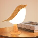 Lampe de chevet tactile, petite lampe de bureau sans fil � intensit� variable, lampe de table portable ...