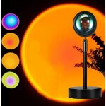 Lampe coucher de soleil projecteur led lampes de chevet lampe de projection usb lampe de table soleil ...
