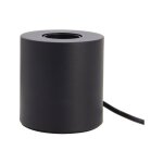 Xanlite - lampe � poser cylindrique en m�tal noir , compatible culot e27, ip20, 60w puissance max - xdlapcyclo ...