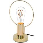 Sampa - lampe � poser design en m�tal dor� compatible ampoule led e27