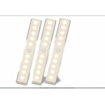 Lampe � d�tecteur de mouvement d'int�rieur � led - lot de 3 10 led sans fil pour armoire � piles avec ...