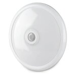 Plafonnier led avec dtecteur 12w samsung chip hublot blanc v - tac pro vt - 13 - 120  - blanc froid ...