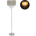 Lampe droite cristal, abat - jour en organza, pied rond, e27, lampadaire sur pied hxd 151, 5 x 38 cm, ... Lampe droite cristal, abat - jour en organza, pied rond, e27, lampadaire sur pied hxd 151, 5 x 38 cm, ...