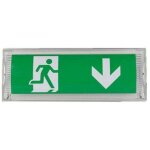 Lampe d'�clairage de secours � led, avec batterie de secours jusqu'� 3 heures, classe de protection : ...