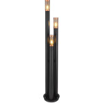 Lampes d'ext�rieur en acier inoxydable lampe d'ext�rieur sur pied lampe de jardin noire, cuivre fum�, ...