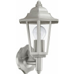Lampe d'extrieur lanterne applique murale applique jardin balcon acier inoxydable, plastique transparent, ...