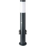 Lampe d'extrieur led intelligente, dimmable, lampadaire avec dtecteur de mouvement, acier inoxydable, ...