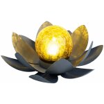 Lampe d'ext�rieur led solaire fleur de lotus �clairage de jardin n�nuphars lampe design 25 cm globo 33532 ...